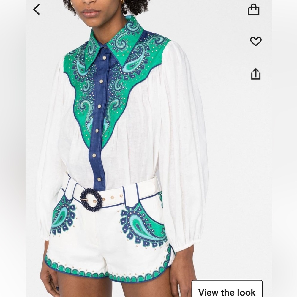 Zimmerman button down top